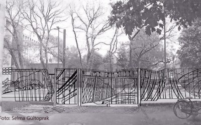 Künstlerin gestaltet Zaun für Goethe-Gymnasium